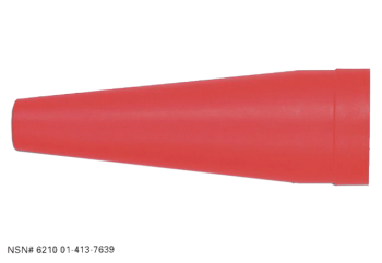 Traffic/Safety Wand kit fits C or D Cell Flashlights