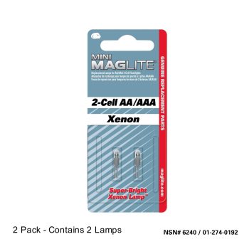 Replacement Xenon Lamp-Bulb for Mini 2-Cell AA/AAA Flashlight