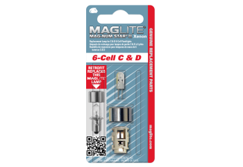 Replacement Lamp-Bulb for 6-Cell C & D Flashlight